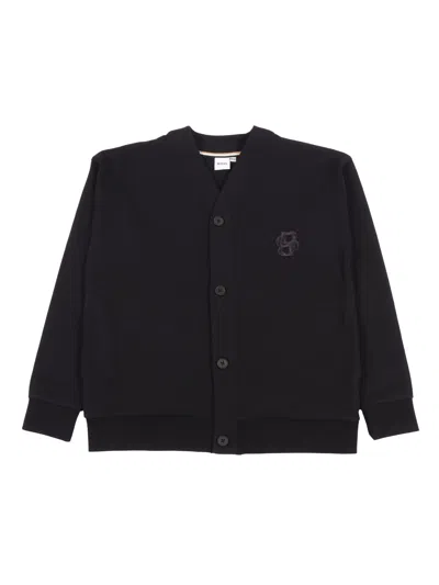 Hugo Boss Kids' Cardigan In Black