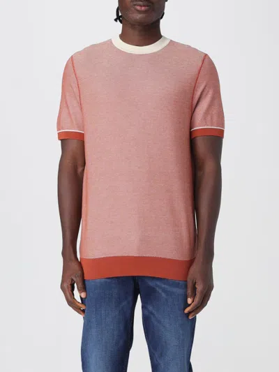 Hugo Boss Cardigan Boss Men Color Orange In Pink