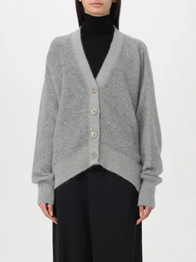 Hugo Boss Cardigan Boss Woman Color Silver In Silber