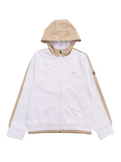 Hugo Boss Kids' Cardigan In White