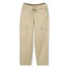 Hugo Boss Beige Trousers For Boy With Logo In Beige
