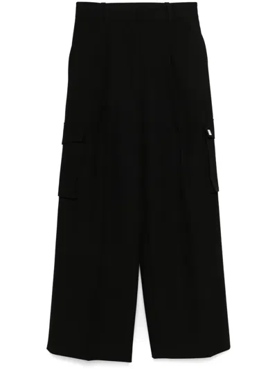 Hugo Boss Cargo Trousers In Black