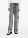 Hugo Boss Cargo Pocket Jeans In Gray