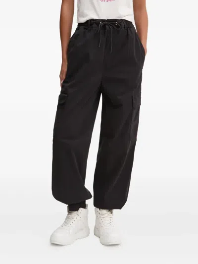 Hugo Boss Cargo Trousers In Black