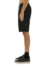 Hugo Boss Black Urbanex Cargo Shorts In Black