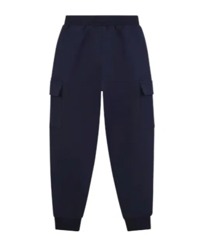 Hugo Boss Cargo-pockets Track Pants In Blue