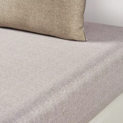 Hugo Boss Multicoloured Carlow Herringbone-weave Single Cotton Fitted Sheet