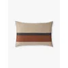 Hugo Boss Multicoloured Carlow Herringbone-weave Standard Cotton Pillowcase 50cm X 75cm In Multicoloured