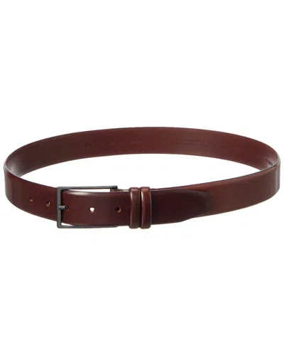 Hugo Boss Carmello Leather Belt In Brown
