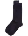 Hugo Boss Cashmere & Silk-blend Socks In Blue