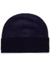 Hugo Boss Cashmere Beanie Hat In Purple