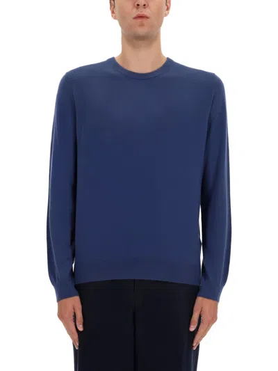 Hugo Boss Boss Cashmere Sweater In Blue