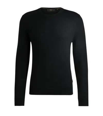 Hugo Boss Cashmere Sweater In Black