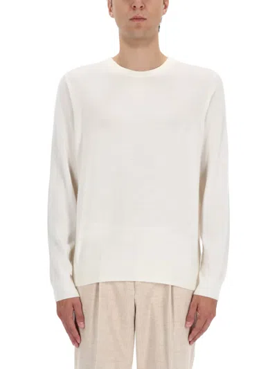 Hugo Boss Boss Cashmere Sweater In Neutral