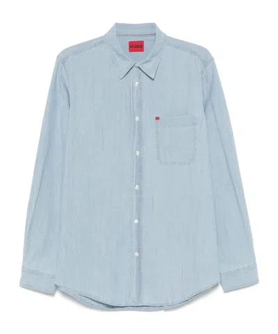 Hugo Boss Casual Button-down Shirt In Gray