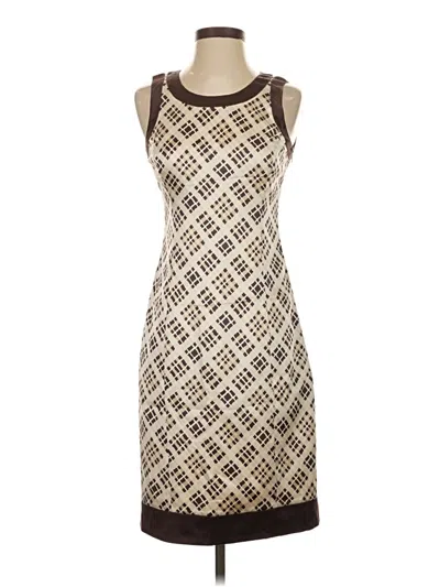 Pre-owned Hugo Boss Casual Dress In Brown