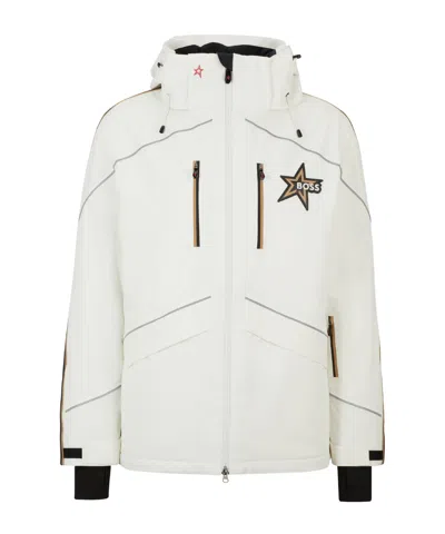 Hugo Boss Casual Ski Jacket In White
