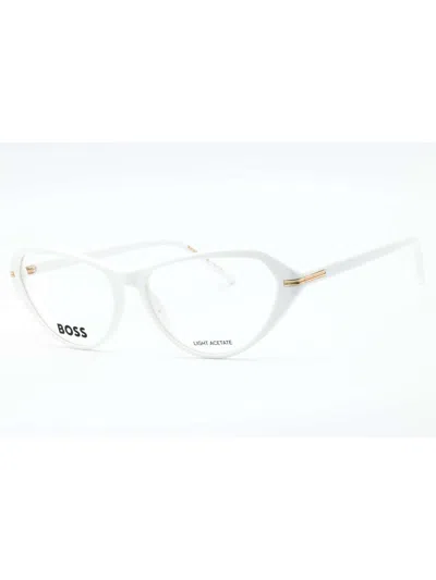 Hugo Boss Cat Eye Women's Eyeglasses - Model 1657 In Transparent