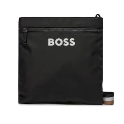 Hugo Boss Catch 3.0 Envelope Man Bag In Black