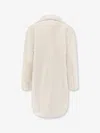 Hugo Boss Catedy Synthetic Fur Coat In White