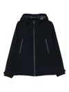 Hugo Boss Gore-tex Waterproof Windbreaker Jacket In Black
