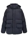 Hugo Boss Water-repellent Puffer Jacket With Double B Monogram In Black