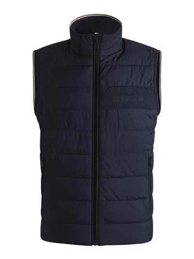 Hugo Boss Outerwear In Azul Oscuro