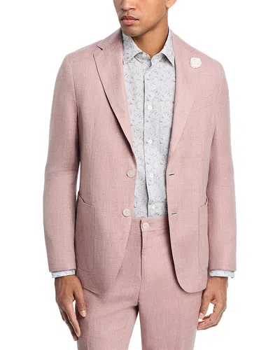 Hugo Boss C-hanry Slim Fit Textured Sport Coat In Pink