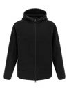 Hugo Boss Quilted Hybrid Jacket In Black