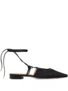 Hugo Boss Charlize Ballerinas In Black