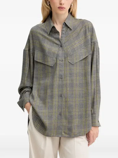 HUGO BOSS CHECK-PATTERN SHIRT