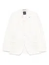 Hugo Boss Checked Blazer In White