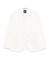 Hugo Boss Checked Blazer In White