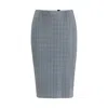 Hugo Boss Women's Checked Pleated Pencil Skirt In Multi