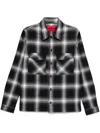 Hugo Boss Checked Shirt In 黑色