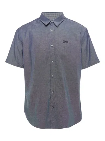 Pre-owned Hugo Boss Checked Short-sleeve Shirt