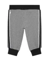 Hugo Boss Checked Sweatpants In Gray