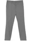 Hugo Boss Checked Trousers In Grey