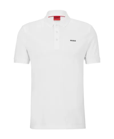 HUGO BOSS HUGO BOSS LOGO PRINTED SHORT-SLEEVED POLO SHIRT