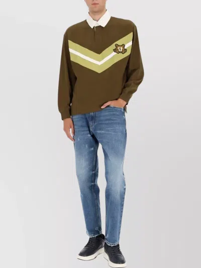 HUGO BOSS CHEVRON KNIT SWEATER LONG SLEEVES
