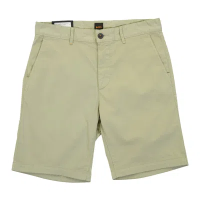 Hugo Boss Chino Slim Shorts 370 Open Green