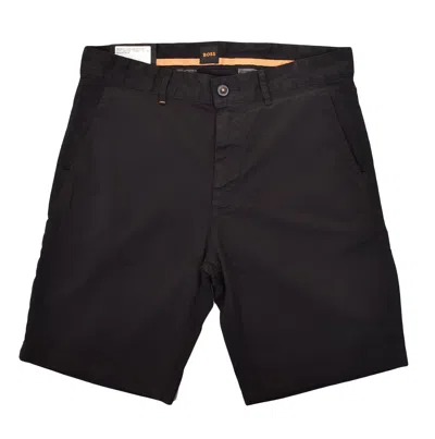 Hugo Boss Chino Slim Shorts Black In Black 001