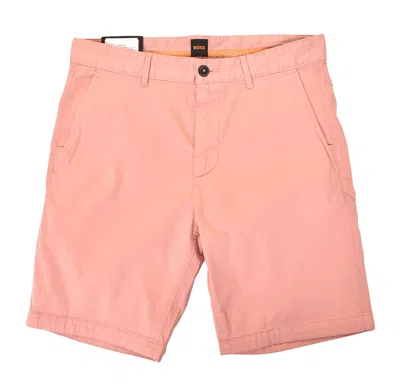 Hugo Boss Chino Slim Shorts Open Pink