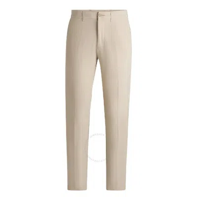 Hugo Boss Chino Tapered Leg Pants In Beige