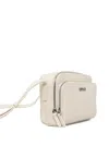 Hugo Boss Chris Double-zip Crossbody Bag In White