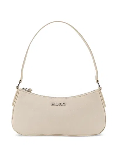 Hugo Boss Chris Structured Shoulder Bag In White