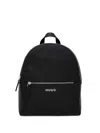 Hugo Boss Chris Zippered Backpack In Black