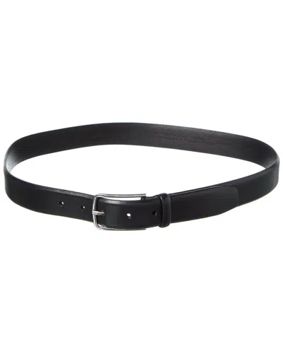 Hugo Boss Chuck-o Leather Belt In Black