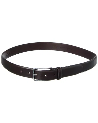 Hugo Boss Chuck-o Leather Belt In Brown