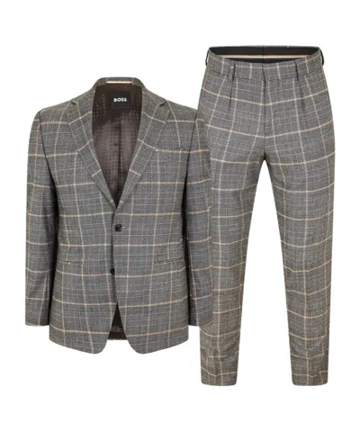 Hugo Boss C-huge-2pcs-243 10265875 01 Suit Mens In Gray
